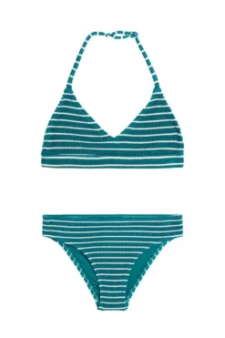 America Today Bikini'S^Bikiniset Lily Jr gestructureerde bikiniset met witte strepen