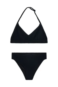 America Today Bikini'S^Bikiniset Lily Jr zwarte gestructureerde bikiniset