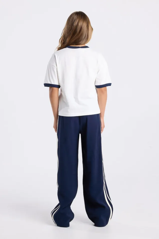 America Today Broeken^Broek Paola JR Broek met zijstrepen en aantrekkoord