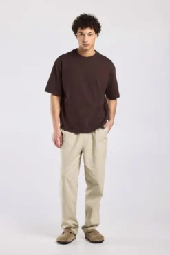 America Today Broeken|Linnen^Broek Phion traight fit innen broek et eatiche taieband
