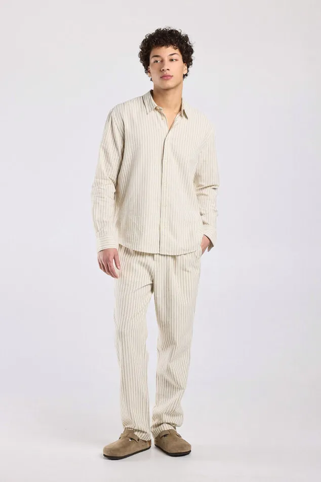 America Today Broeken|Linnen^Broek Phion traight fit innen broek et eatiche taieband