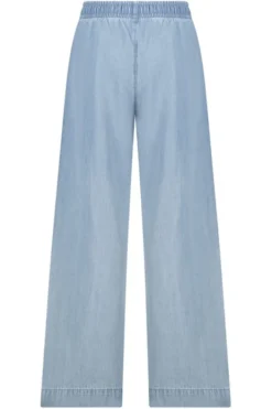 America Today Broeken^Broek Primrose Jr denim broek met elastische taille en koorden