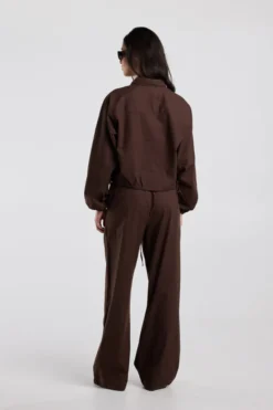 America Today Linnen|Broeken^Broek Proie innen broek et high wait en trekkoord