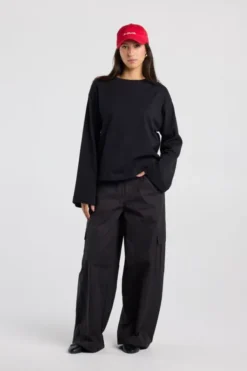 America Today New In|Broeken^Cargo broek Petra cargo broek et wijde pijpen