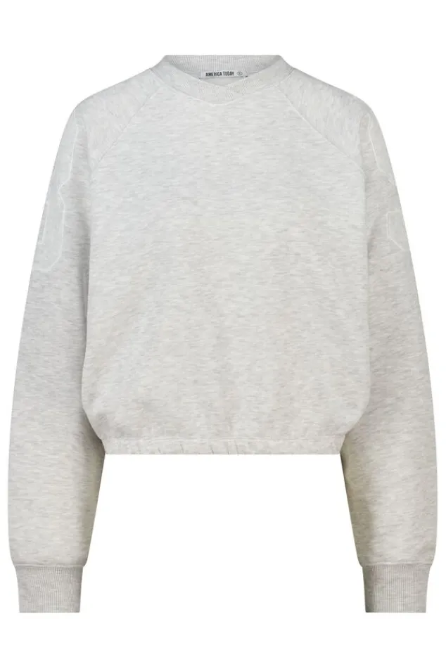 America Today Sweaters & Hoodies|Truien & Vesten^Crewneck weater anny overized crewneck et eatiche zoo