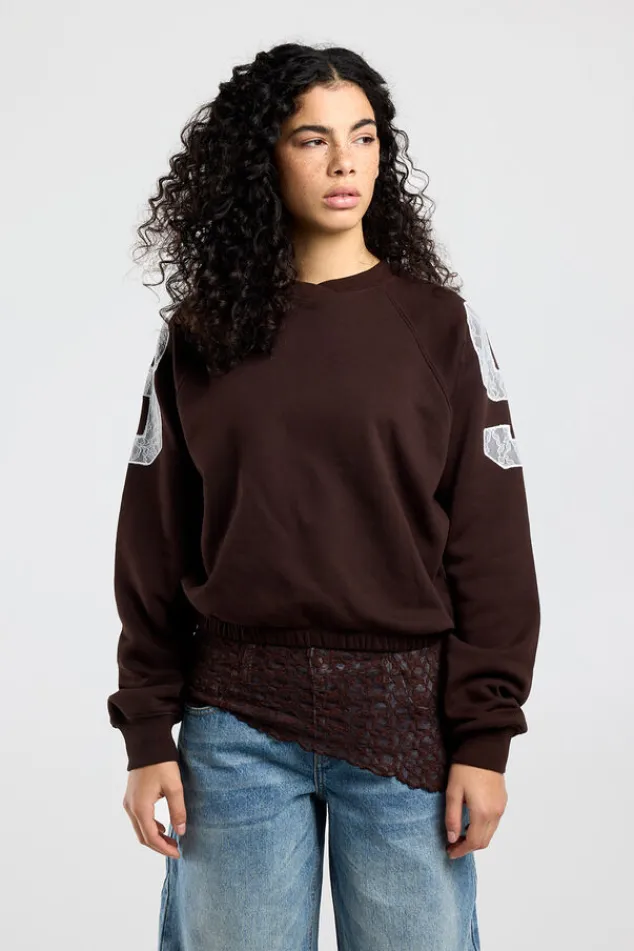 America Today Sweaters & Hoodies|Truien & Vesten^Crewneck weater anny overized crewneck et eatiche zoo