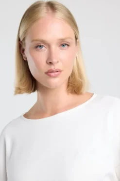America Today New In|T-Shirts & Tops^Cropped ongeeve ioa cropped ongeeve van tevige interock