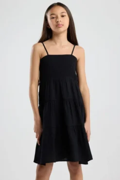 America Today Jurken^Daila Jr jurk Ruffled design jurk met voering onder de jurk
