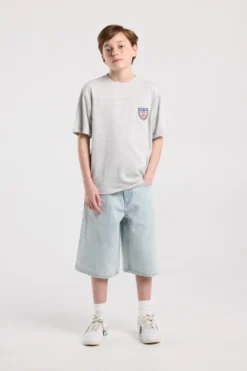 America Today Shorts^Denim short Nolan Jr baggy denim met elastische taille