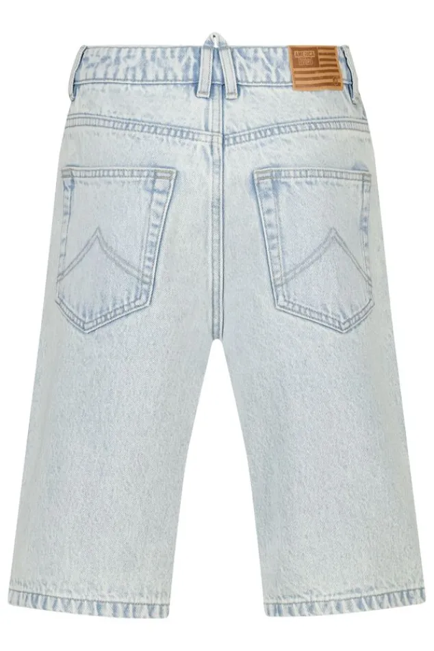 America Today Shorts^Denim short Nolan Jr baggy denim met elastische taille