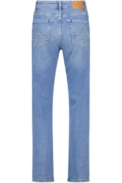 America Today Jeans^Dexter Jr jeans straight fit jeans met ritssluiting en stretch