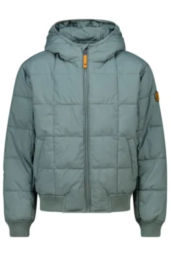 America Today Jassen & Regenjassen^Hooded bomber Jaylan JR Gewatteerde hooded bomber met mouwbadge