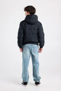 America Today Jassen & Regenjassen^Hooded bomber Jaylan JR Gewatteerde hooded bomber met mouwbadge