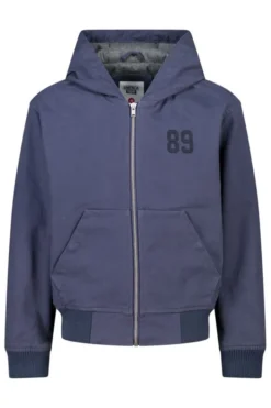 America Today Jassen & Regenjassen^Hooded Bomber Judd JR canvas bomber met capuchon en borstembroidery