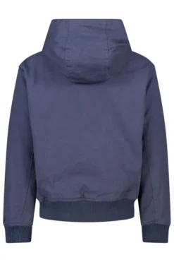 America Today Jassen & Regenjassen^Hooded Bomber Judd JR canvas bomber met capuchon en borstembroidery