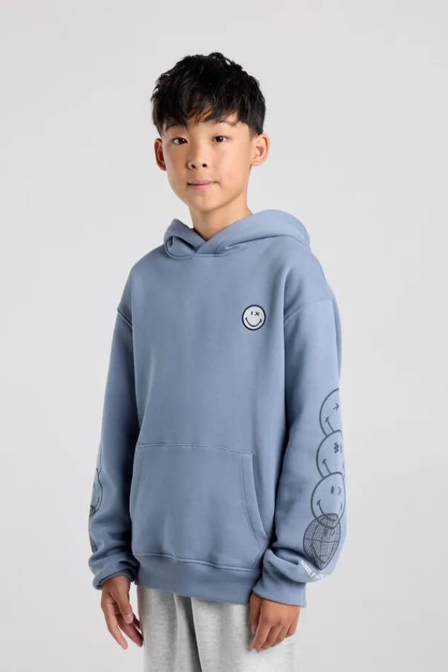 America Today Sweaters & Hoodies|New In^Hoodie Scout Jr relaxed fit Smileyworld™ hoodie met borduring