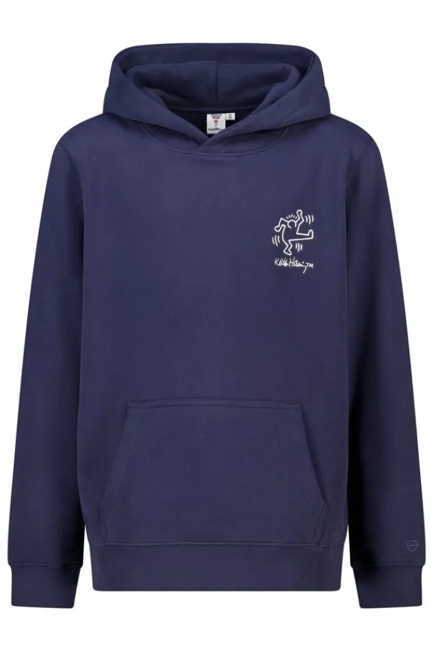 America Today Sweaters & Hoodies^Hoodie Storm JR Hoodie met keith haring borduursel voor en achter