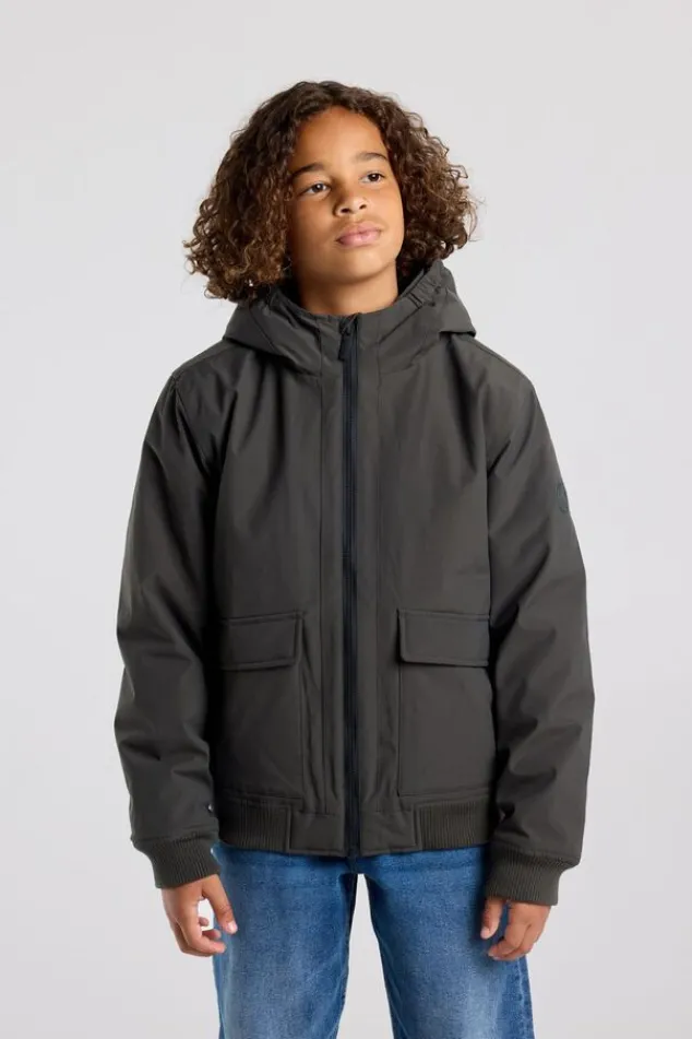 America Today Jassen & Regenjassen|New In^Jacket Jeffe Jr gevoerde bomber jacket met capuchon