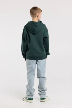 America Today Jeans^Jeans Dexter Jr straight fit jeans met rits en elastische tailleband