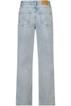 America Today Jeans^Jeans Dexter Jr straight fit jeans met rits en elastische tailleband
