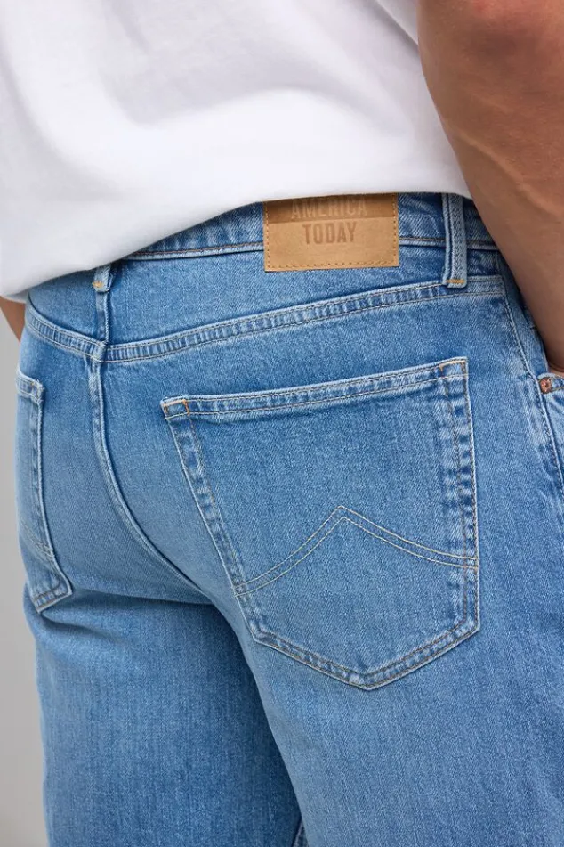 America Today Jeans^Jeans Dexter Regular fit jeans met recht lopende pijpen