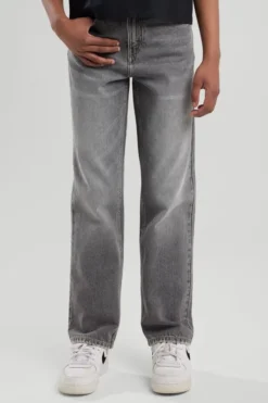 America Today Jeans^Jeans Irvine JR jeans met high waist en rechte pijpen