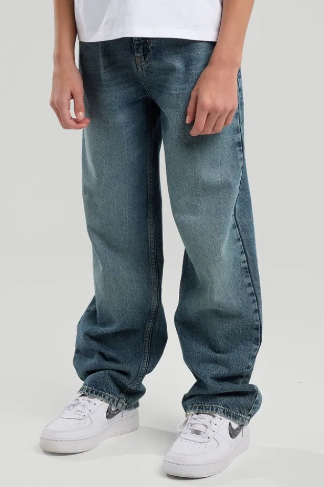 America Today Jeans^Jeans Montana Jr Mid waist jeans met loose fit