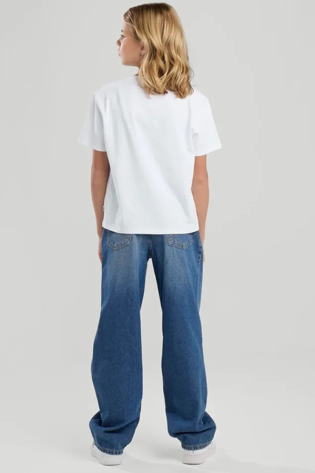 America Today Jeans^Jeans Montana Jr Mid waist jeans met loose fit