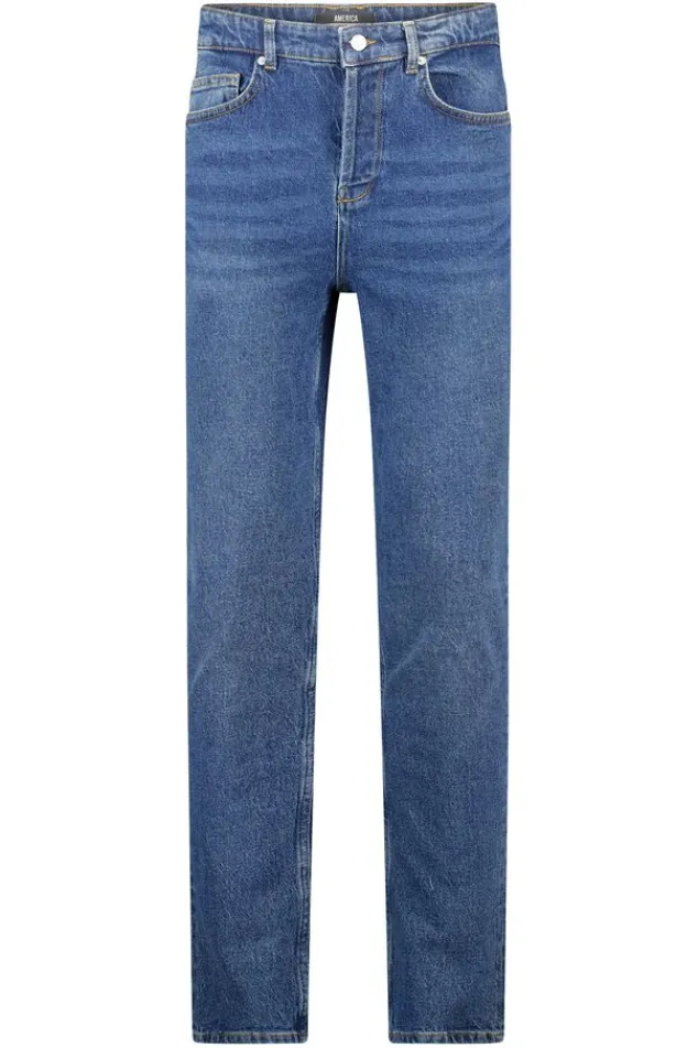 America Today New In|Bestsellers^Jeans Neil slim fit jeans met button fly en zwarte wassing