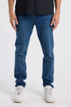 America Today New In|Bestsellers^Jeans Neil slim fit jeans met button fly en zwarte wassing