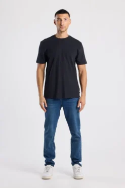 America Today New In|Bestsellers^Jeans Neil slim fit jeans met button fly en zwarte wassing