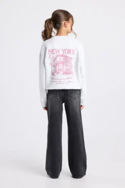 America Today Jeans^Jeans Olivia JR high waist jeans met wide fit