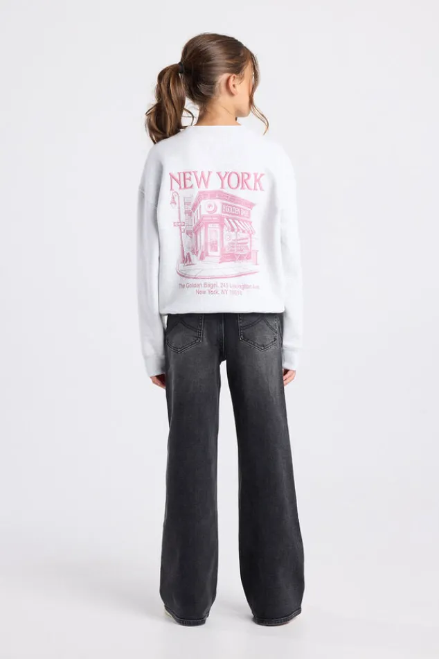 America Today Jeans^Jeans Olivia JR high waist jeans met wide fit