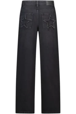 America Today Jeans^Jeans Phoenix Jr loose fit jeans met ster patches