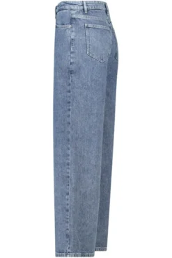 America Today Jeans^Jeans Tempe medium waist jeans met wide fit