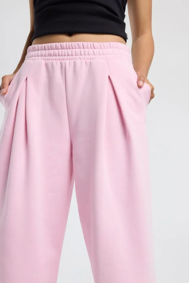 America Today New In|Joggingbroeken^Joggingbroek Carrie wide eg joggingbroek et pooien en taieband
