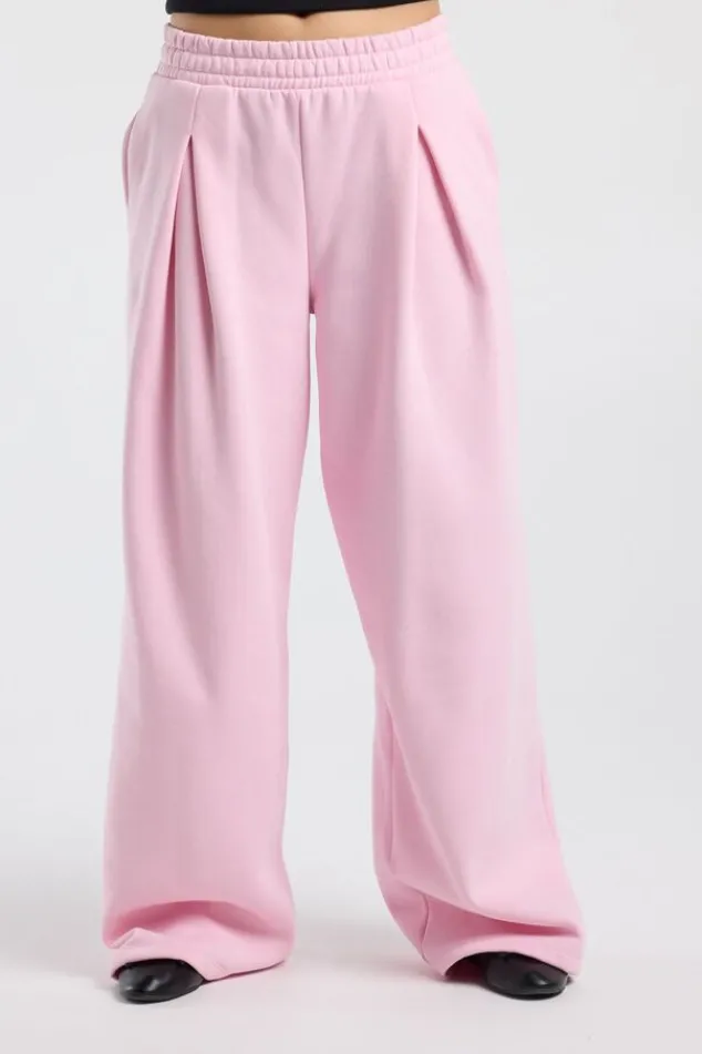 America Today New In|Joggingbroeken^Joggingbroek Carrie wide eg joggingbroek et pooien en taieband