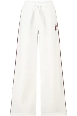 America Today Broeken|Joggingbroeken^Joggingbroek Cassia Jr wide leg joggingbroek met bordeaux piping