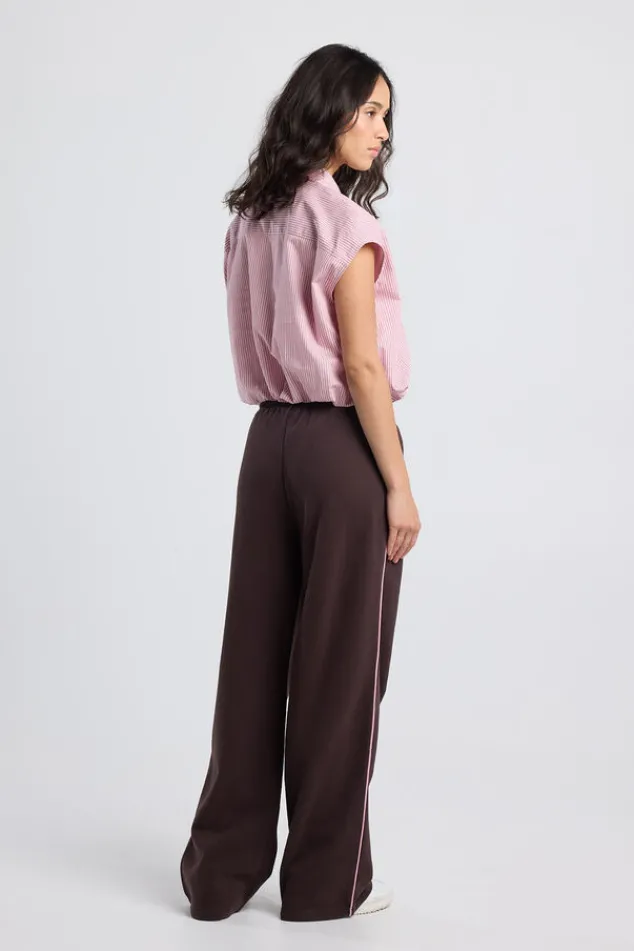 America Today Joggingbroeken|Broeken^Joggingbroek Cover Joggingbroek et wijde pijpen