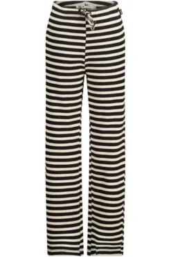 America Today Broeken|Joggingbroeken^Joggingbroek Coco JR Gestreepte jogger met elastiek