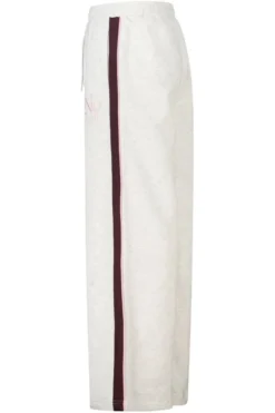 America Today Broeken|Joggingbroeken^Joggingbroek Cristy Jr wide leg joggingbroek met zijstreep en embroidery