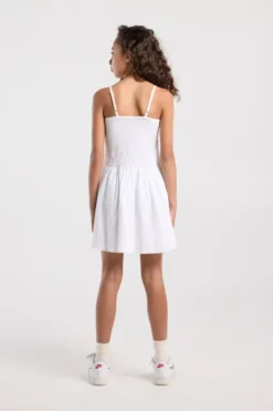 America Today Jurken^Jurk Dorian Jr lichte linnen jurk met smock top