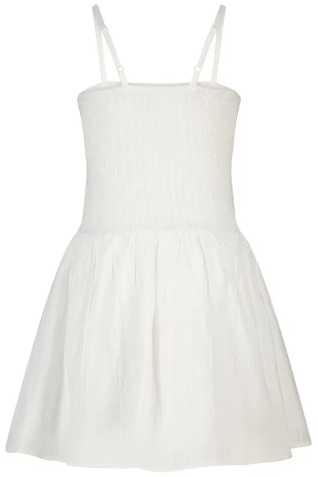 America Today Jurken^Jurk Dorian Jr lichte linnen jurk met smock top