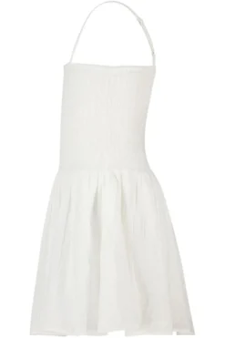 America Today Jurken^Jurk Dorian Jr lichte linnen jurk met smock top