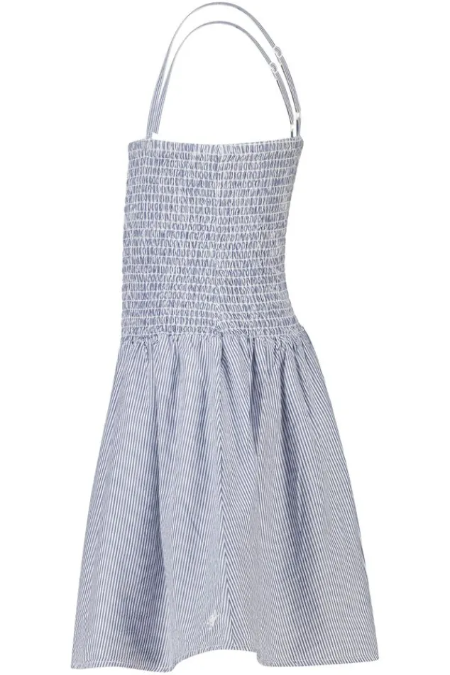 America Today Jurken^Jurk Dorian Jr lichte linnen jurk met smock top