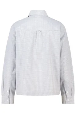 America Today New In^Longsleeve blouse met ruitpatroon Beverly longsleeve blouse met ruitpatroon en borstzak