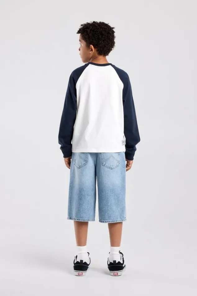 America Today T-Shirts & Tops|New In^longsleeve t-shirt Lewis Jr longsleeve t-shirt met colorblock design