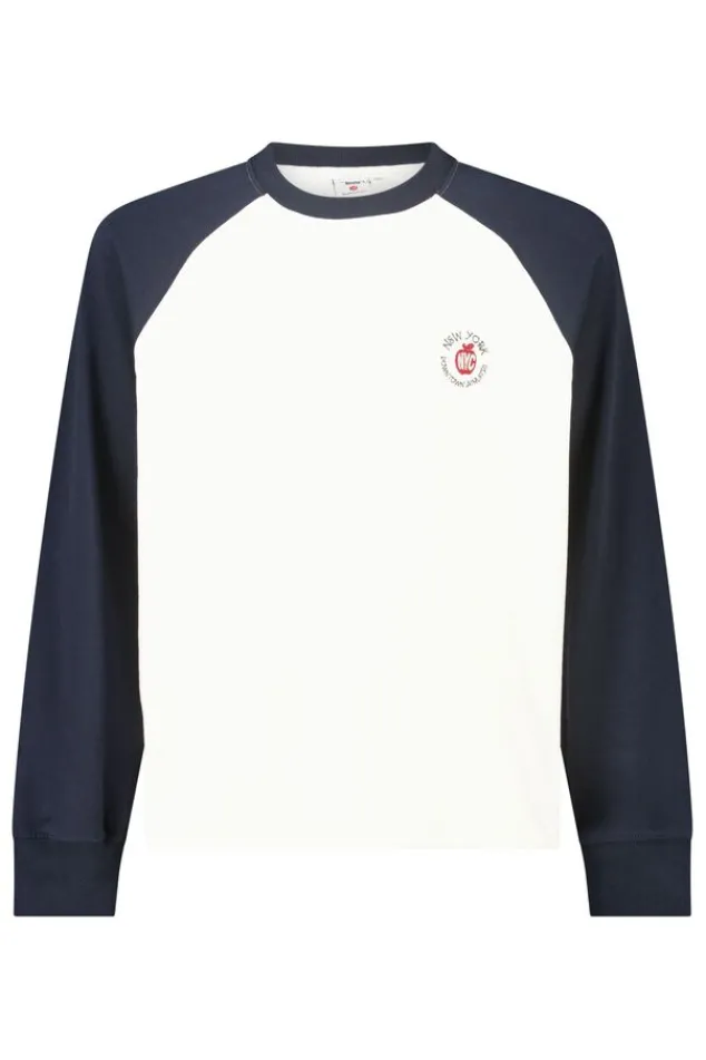 America Today T-Shirts & Tops|New In^longsleeve t-shirt Lewis Jr longsleeve t-shirt met colorblock design