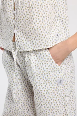 America Today Ondergoed & Lounge^Lounge pants Melly Jr lounge pants met bloemenprint en lange fit