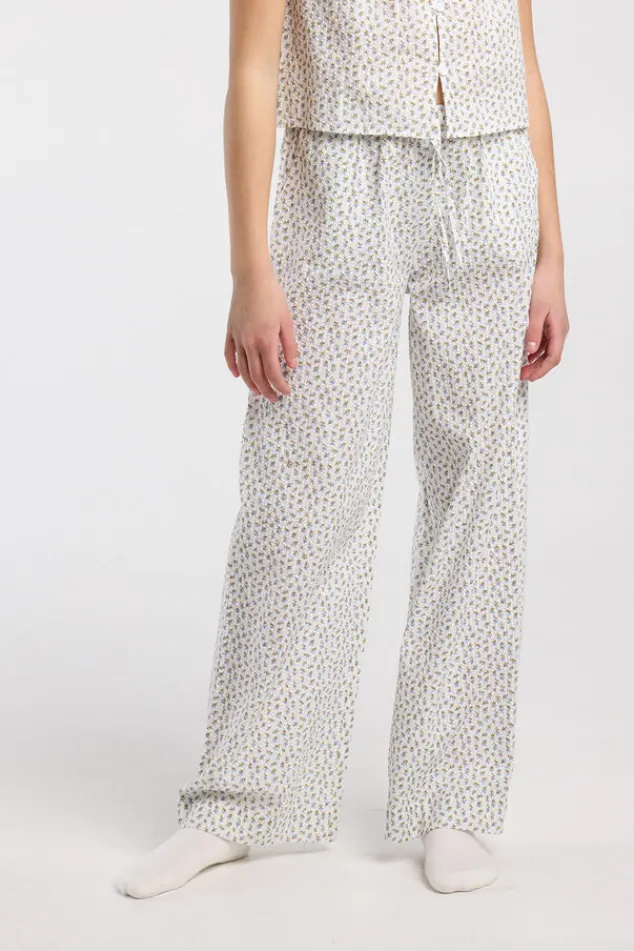 America Today Ondergoed & Lounge^Lounge pants Melly Jr lounge pants met bloemenprint en lange fit